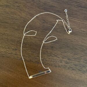 Plain Gold Bar Necklace.FINAL OFFER. GOING TO GOODWILL 8/15/24